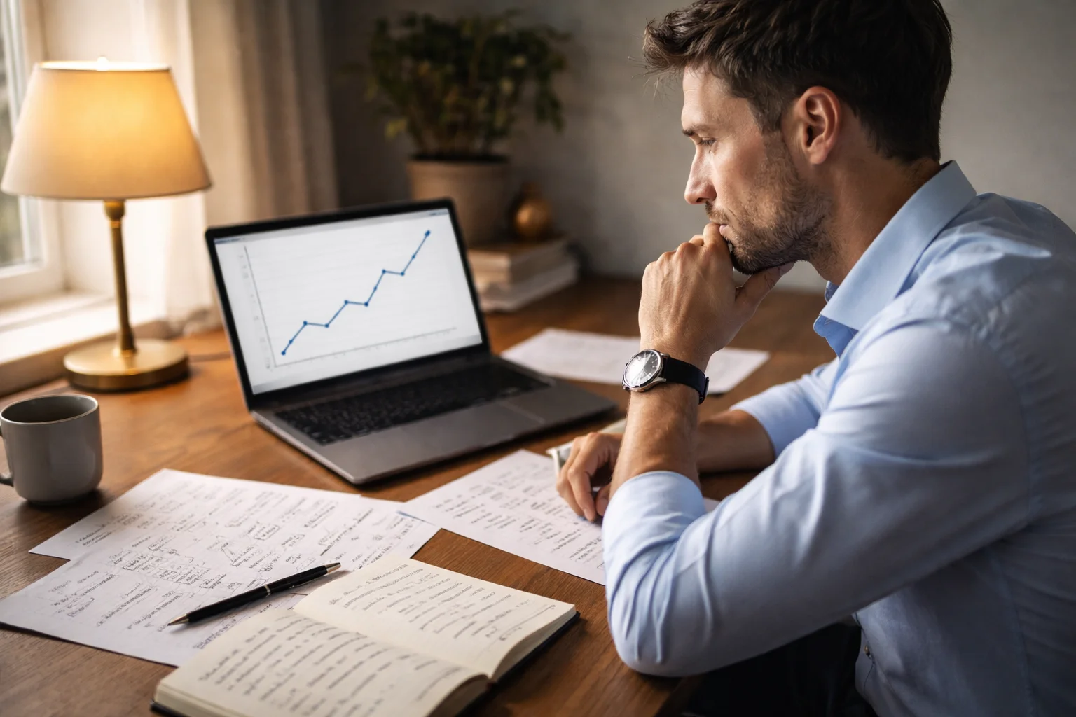 Analist bestudeert voetbalstatistieken en quoteringen voor value betting