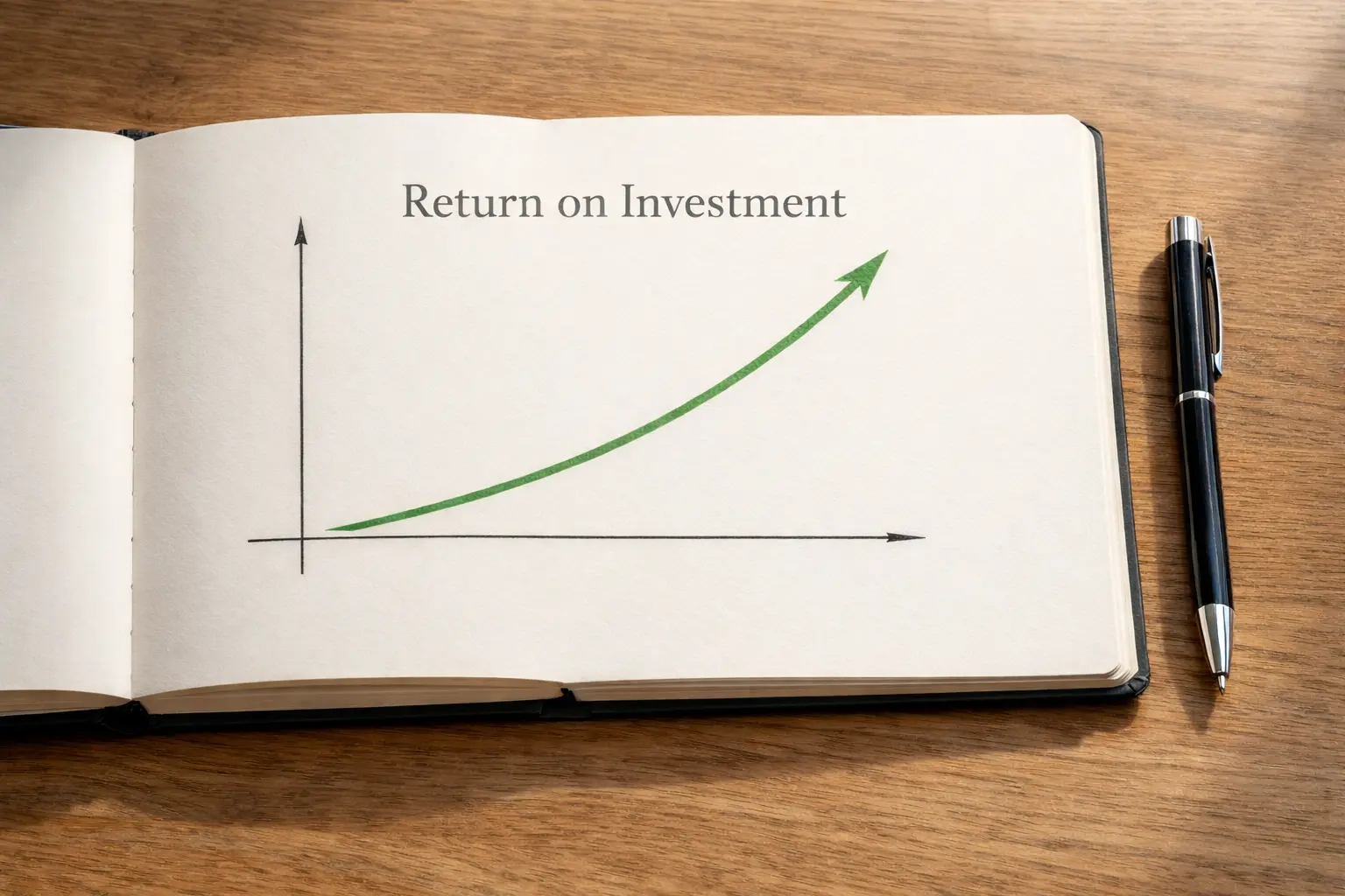 Grafiek met stijgende lijn toont positief rendement bij voetbalwedden