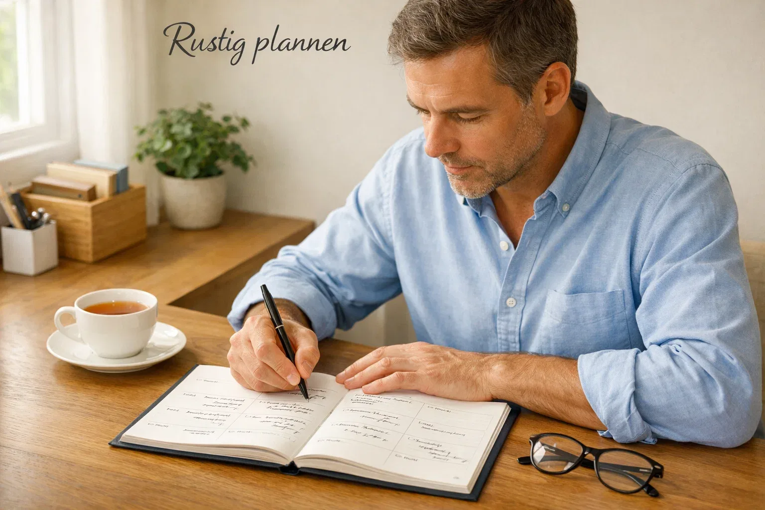 Persoon maakt aantekeningen bij het analyseren van voetbalwedstrijden